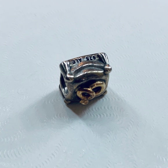 PANDORA Wedding Rings on Pillow Charm - Picture 3 of 3